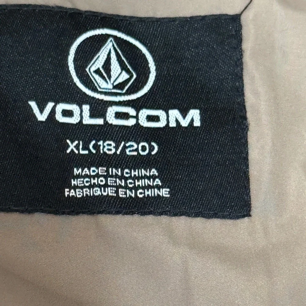 Volcom Boys‎ XL (18/20) Puffer Jacket Hooded Streetwear Winter